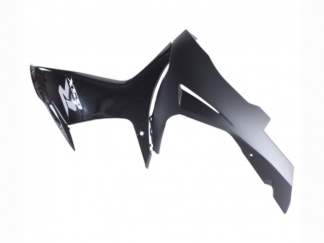 Carénages Moto Suzuki GSXR 600 / GSXR 750 2011-2024 - Noir Brillant Noir Mat Blanc Décalque