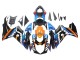 Carénages Moto Suzuki GSXR 600 / GSXR 750 2011-2024 - Bleu Clair Orange Noir Blanc Requin 46
