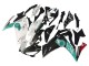 Carénages Moto Yamaha YZF R3/R25 2015-2018 - Blanc Vert Noir Brillant