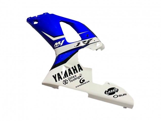 Carénages Moto Yamaha YZF 1000 R1 1998-1999 - Blanc Bleu Noir