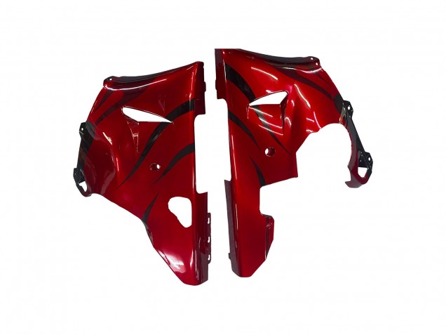 Carénages Moto Yamaha YZF 1000 R1 1998-1999 - Noir Brillant Rouge