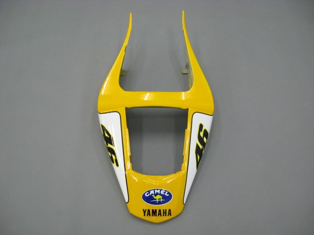 Carénages Moto Yamaha YZF 1000 R1 2000-2001 - Blanc Jaune Bleu Motul Chameau