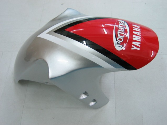 Carénages Moto Yamaha YZF 1000 R1 2000-2001 - Argent Rouge Fortuna Motul