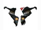 Carénages Moto Yamaha YZF 1000 R1 2002-2003 - Rouge Argent Noir Santander