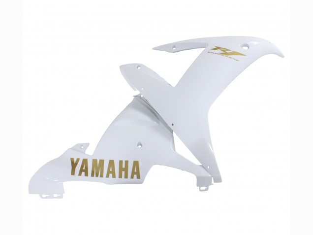 Carénages Moto Yamaha YZF 1000 R1 2002-2003 - Blanc Or Décalque