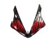 Carénages Moto Yamaha YZF 1000 R1 2004-2006 - Noir Brillant Rouge Flamme