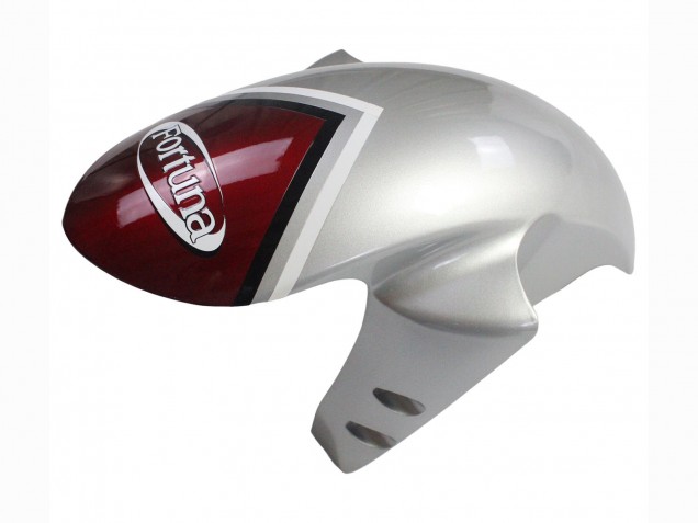 Carénages Moto Yamaha YZF 1000 R1 2004-2006 - Argent Rouge Fortuna Motul