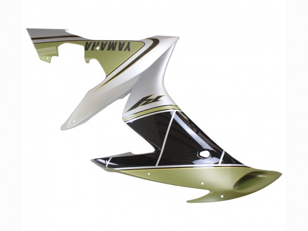Carénages Moto Yamaha YZF 1000 R1 2004-2006 - Or Clair Blanc Noir Brillant