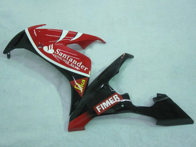 Carénages Moto Yamaha YZF 1000 R1 2004-2006 - Rouge Blanc Noir Vert Volvo Jika Fimer Santander