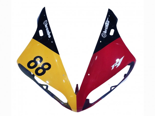 Carénages Moto Yamaha YZF 1000 R1 2004-2006 - Jaune Rouge Blanc Noir YSP 88