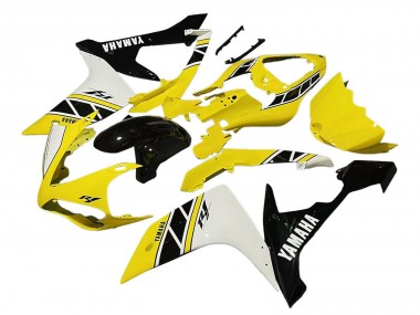 Carénage Moto Yamaha YZF 1000 R1 2007-2008 - Jaune Blanc Noir