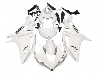 Carénages Moto Yamaha YZF 1000 R1 2007-2008 - Blanc Noir