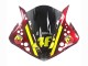 Carénages Moto Yamaha YZF 1000 R1 2009-2011 - Rouge Jaune Noir Requin 46