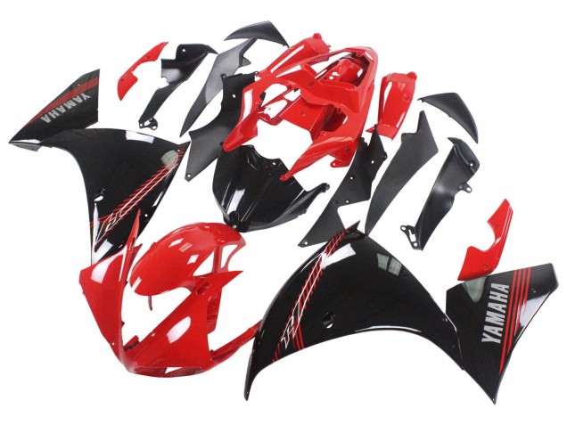 Carénage Moto Yamaha YZF 1000 R1 2009-2011 - Rouge Noir