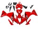 Carénage Moto Yamaha YZF 1000 R1 2012-2014 - Rouge Noir Brillant