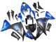 Carénages Moto Yamaha YZF 1000 R1 2012-2014 - Bleu Noir Brillant