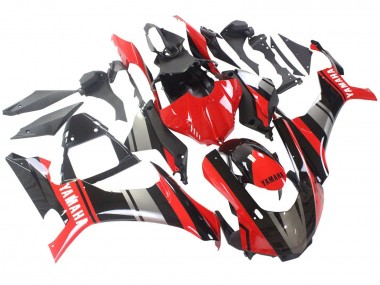 Carénages Moto Yamaha YZF 1000 R1 2015-2019 - Rouge Noir Argent