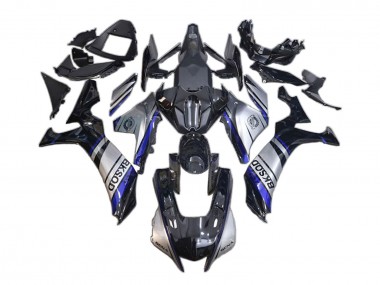 Carénages Moto Yamaha YZF 1000 R1 2020-2025 - Argent Bleu Noir BKSOD