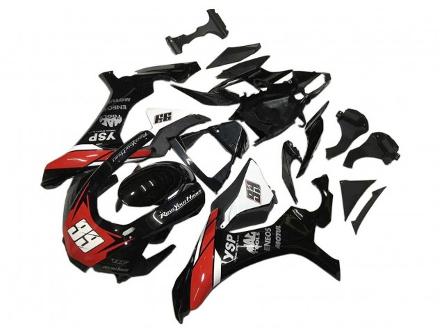 Carénages Moto Yamaha YZF 1000 R1 2020-2025 - Noir Brillant Blanc Rouge YSP ENEOS Motul 99
