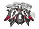 Carénages Moto Yamaha YZF 1000 R1 2020-2025 - Noir Fibre de Carbone Rouge