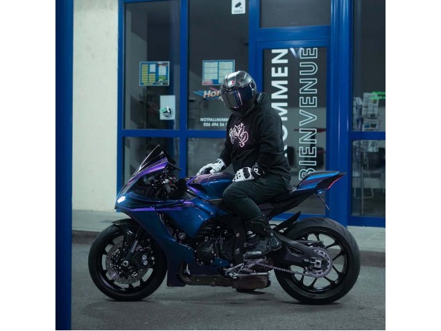 Carénages Moto Yamaha YZF 1000 R1 2020-2025 - Pente Bleu Violet