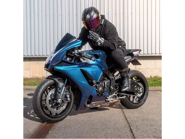 Carénages Moto Yamaha YZF 1000 R1 2020-2025 - Pente Bleu Violet