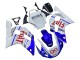 Carénages Moto Yamaha YZF 600 R6 1998-2002 - Blanc Bleu Rouge Fiat 99