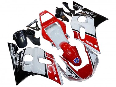 Carénages Moto Yamaha YZF 600 R6 1998-2002 - Blanc Rouge Noir Petronas Yamalube 50th