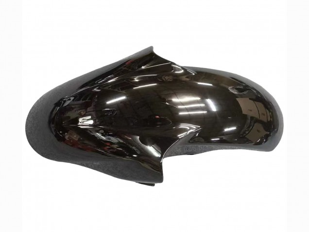 Carénages Moto Yamaha YZF 600 R6 1998-2002 - Argent Noir Brillant