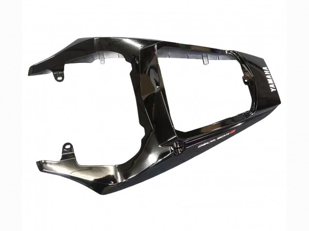 Carénages Moto Yamaha YZF R6S 2006-2009 - Noir Brillant Noir Mat Blanc Décalque