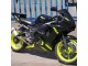 Carénages Moto Yamaha YZF R6S 2006-2009 - Noir Brillant Jaune Néon