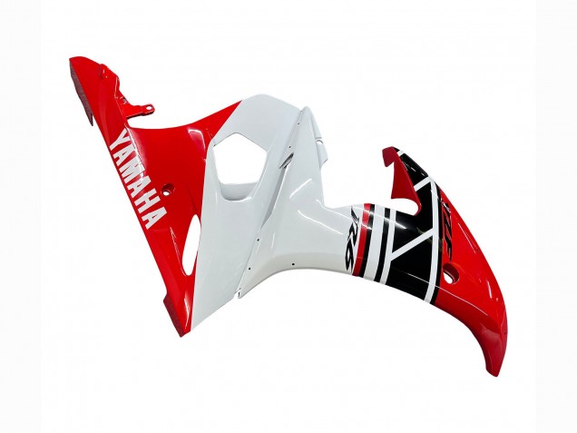 Carénages Moto Yamaha YZF R6S 2006-2009 - Rouge Blanc Noir