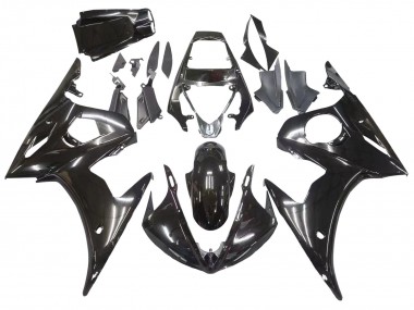 Carénages Moto Yamaha YZF R6S 2006-2009 - Noir Brillant