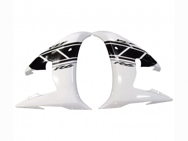 Carénages Moto Yamaha YZF 600 R6 2005 - Blanc Noir