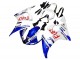 Carénages Moto Yamaha YZF 600 R6 2005 - Blanc Bleu Dunlop Fiat Motul