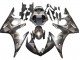 Carénages Moto Yamaha YZF 600 R6 2005 - Noir Mat Gris Geometric