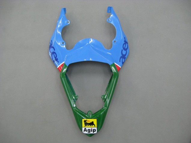 Carénages Moto Yamaha YZF 600 R6 2006-2007 - Bleu Vert Blanc Rouge Dunlop Michelin Motul