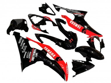 Carénages Moto Yamaha YZF 600 R6 2008-2016 - Rouge Noir Brillant DENSO Yamalube 21