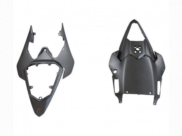 Carénages Moto Yamaha YZF 600 R6 2008-2016 - Gris Noir Mat Or Décalque