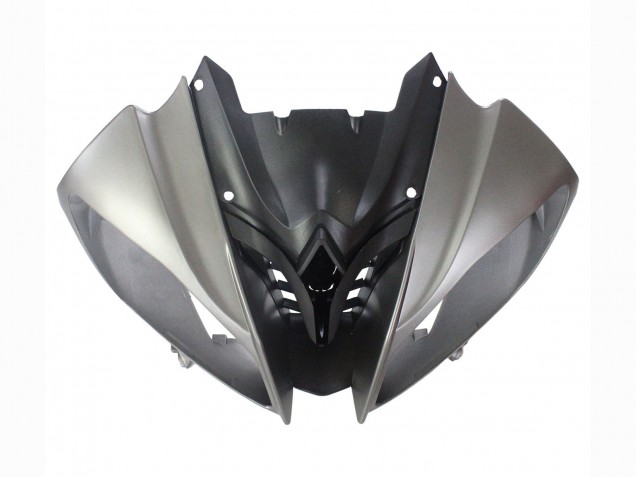 Carénages Moto Yamaha YZF 600 R6 2008-2016 - Gris Mat Rouge Décalque