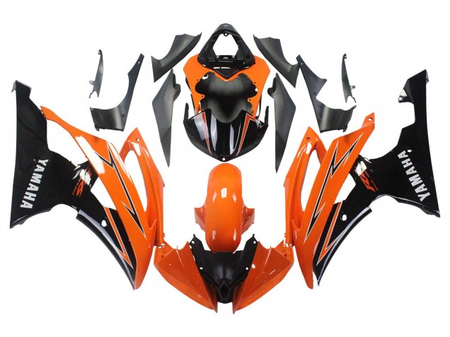 Carénages Moto Yamaha YZF 600 R6 2008-2016 - Orange Noir