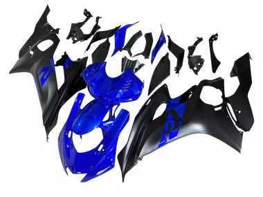 Carénages Moto Yamaha YZF 600 R6 2017-2023 - Bleu Noir Mat