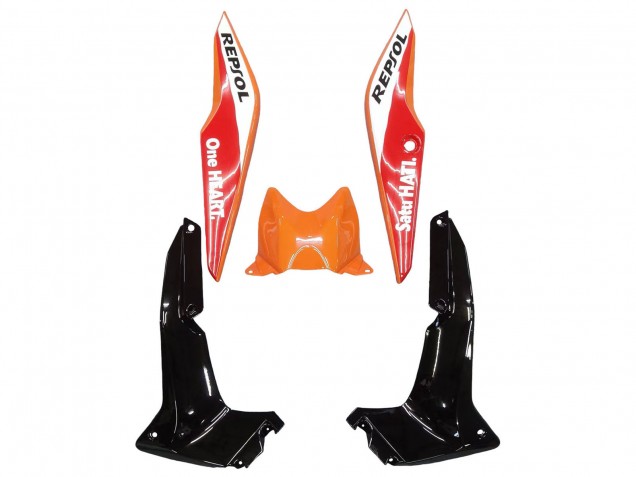 Carénages Moto Honda CBR250RR 2011-2015 - Orange Blanc Rouge Noir Glossy HRC Repsol