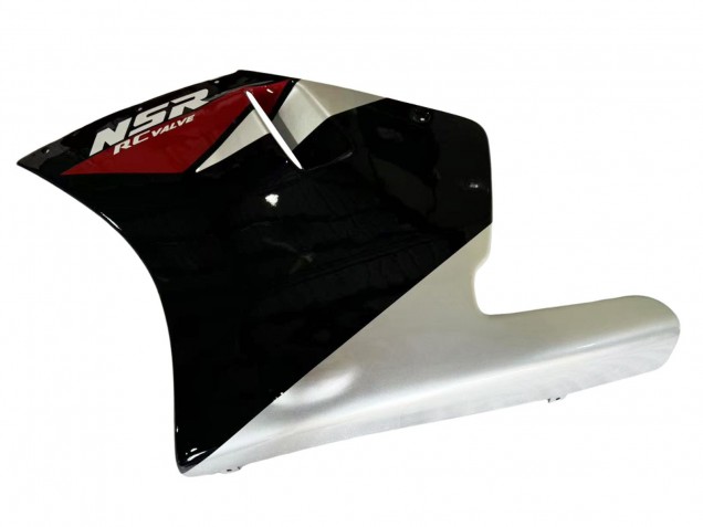 Carénages Moto Honda NSR250R 1988-1989 - Argent Rouge Noir Brillant