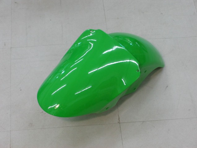 Carénages Moto Kawasaki ZX9R 2000-2001 - Vert Argent Noir
