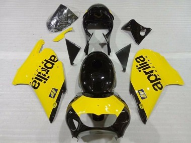 Carénages Moto Aprilia RS250 1999-2004 - Jaune Noir Brillant