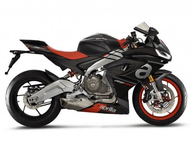 Carénages Moto Aprilia RS660 2020-2024 - Noir Mat Argent Rouge