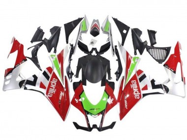Carénages Moto Aprilia RSV4 1000 2016-2020 - Rouge Vert Argent Noir