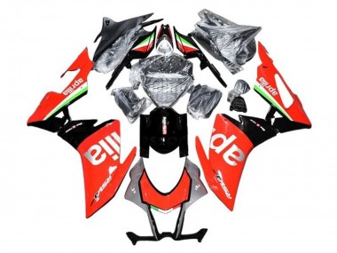 Carénages Moto Aprilia RSV4 1000 2016-2020 - Rouge Argent Noir Vert Blanc