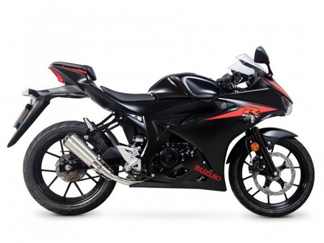 Carénages Moto Suzuki GSXR125 2017-2025 - Noir Rouge Bande